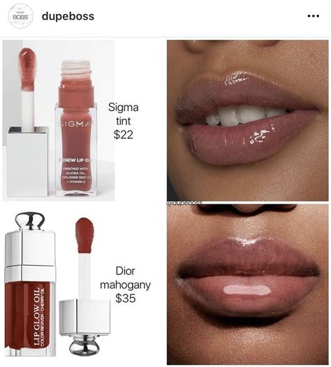 dior lip glow mahogany dupe